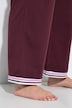 Pyjama, Streifendetails, V-Ausschnitt, 3/4-Arm