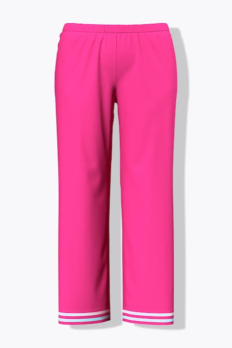 Pyjama, streepdetails, v-hals, 3/4-mouwen