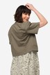 Jeansjacke, oversized, weiter Halbarm