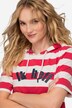 T-Shirt, Ringel, Statement, Halbarm
