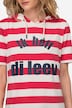 T-Shirt, Ringel, Statement, Halbarm
