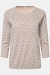 Triangle Print Elastic Hem Tee