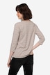 Triangle Print Elastic Hem Tee