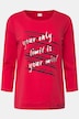 T-Shirt, Statement Print, Rundhals, 3/4-Ärmel