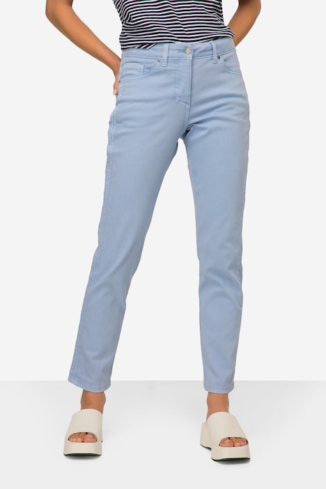 Side Pleated Jeans