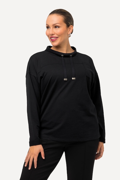 Oversized Stand-Up Collar Sweatshirt | all Sweatshirts | Sweatshirts