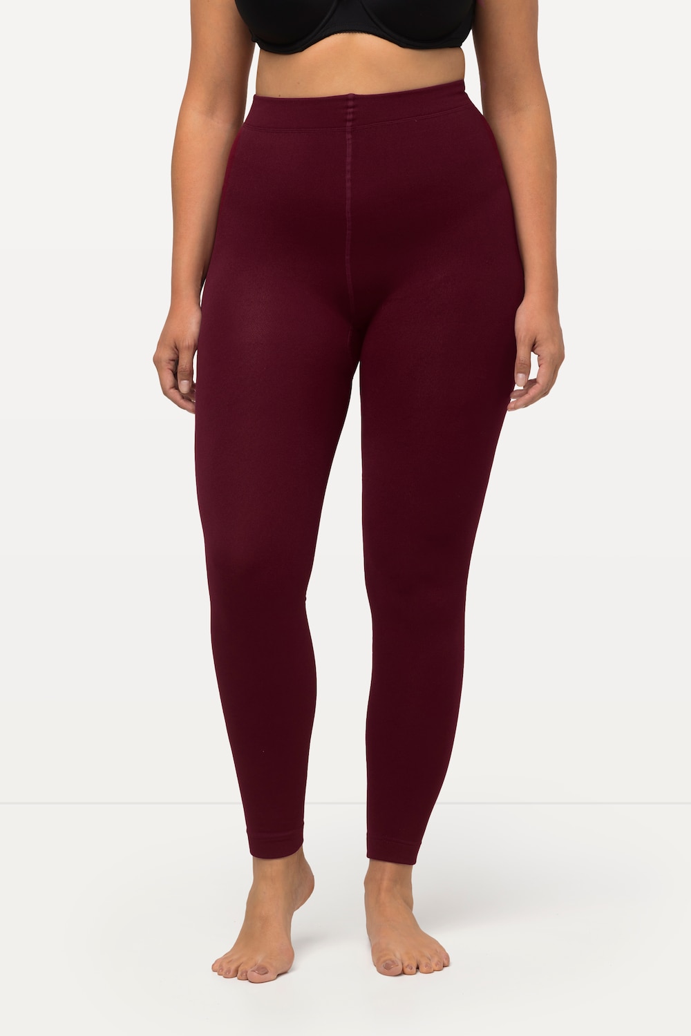 Große Größen Thermo-Strumpfleggings, Damen, braun, Größe: 50/52, Polyester, Ulla Popken