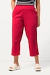 7/8-broek Ruby, voorgevormde knieën, rechte pijpen, elastische tailleband
