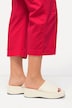 7/8-broek Ruby, voorgevormde knieën, rechte pijpen, elastische tailleband