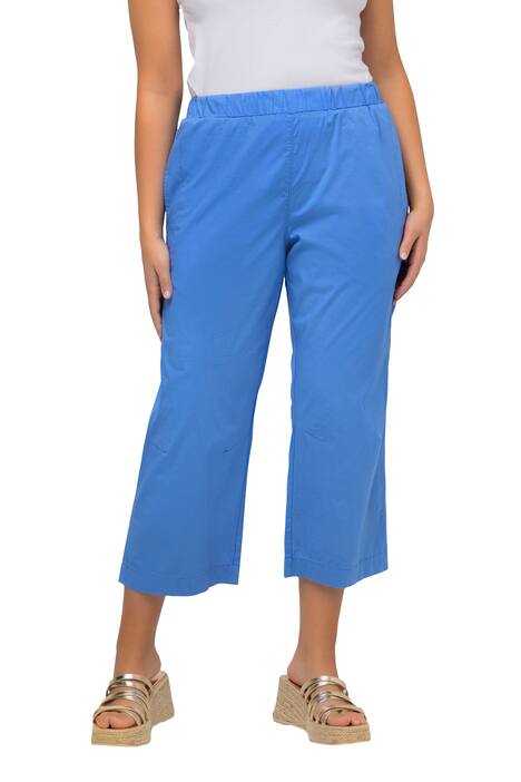 7/8 kalhoty Ruby, tvarovaná kolena, rovné nohavice, elastický pas