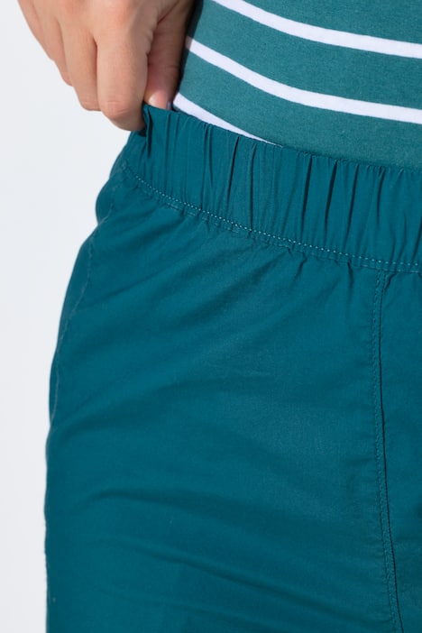 7/8-Hose Ruby, geformtes Knie, gerades Bein, Elastikbund