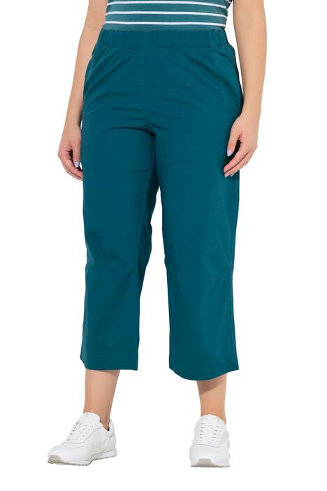 7/8 kalhoty Ruby, tvarovaná kolena, rovné nohavice, elastický pas