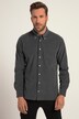Corduroy shirt, long sleeve, button-down collar, modern fit, up to 8 XL