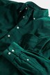 Corduroy overhemd, lange mouwen, buttondown kraag, modern fit, tot 8 XL