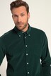 Corduroy overhemd, lange mouwen, buttondown kraag, modern fit, tot 8 XL