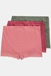 Pantys, 3er-Pack, Spitzenkante