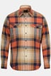 Flanelová kostkovaná košile, dlouhé rukávy, Kent límeček, Modern střih
