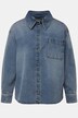 Jeanshemd, Oversized, Hemdkragen, Langarm