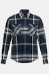 Ternet flannelsskjorte, langærmet, buttondown-krave, Modern Fit