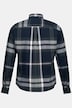 Ternet flannelsskjorte, langærmet, buttondown-krave, Modern Fit