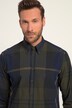 Ruitenshirt, lange mouw, button down-kraag, modern fit, tot 8 XL