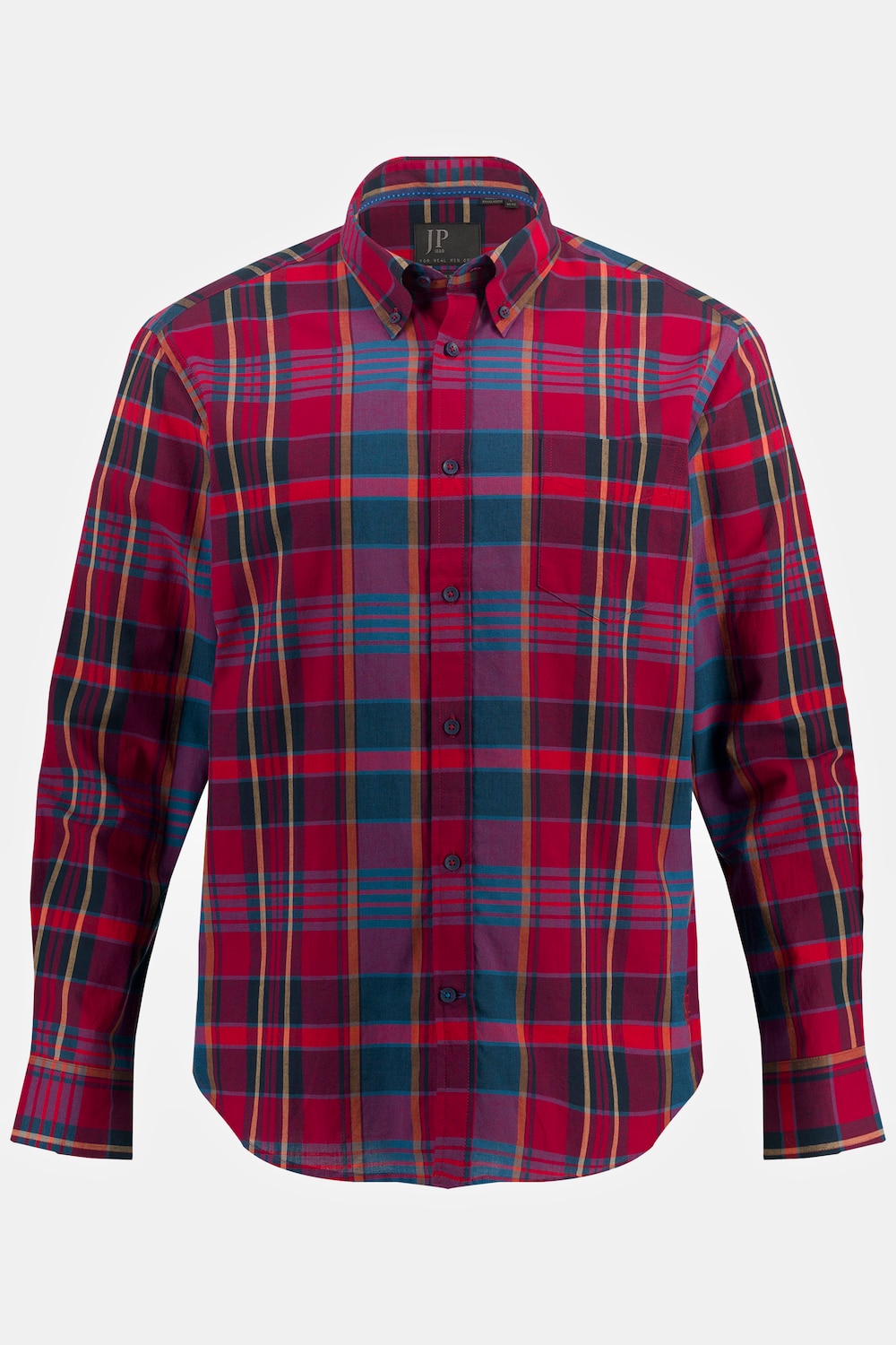 Grote Maten Geruit overhemd, Heren, rood, Maat: 3XL, Katoen, JP1880