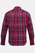 Chemise à carreaux, manches longues et col à pointes boutonnées. Coupe Modern Fit.