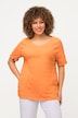 Stripe Textured Short Sleeve V-Neck Tee