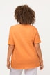 Stripe Textured Short Sleeve V-Neck Tee