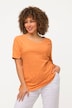 Stripe Textured Short Sleeve V-Neck Tee