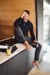 Schlafanzug, Homewear, OEKO-TEX, Zweiteiler, Langarmshirt, lange Hose, bis 8 XL