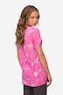 Bluse, oversized, Robben Print, Stehkragen, Halbarm