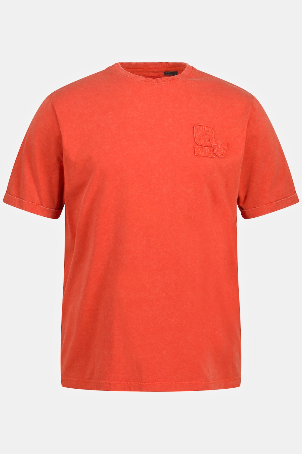 T-Shirt, Halbarm, Vintage Look, Badges, Rundhals, bis 8 XL