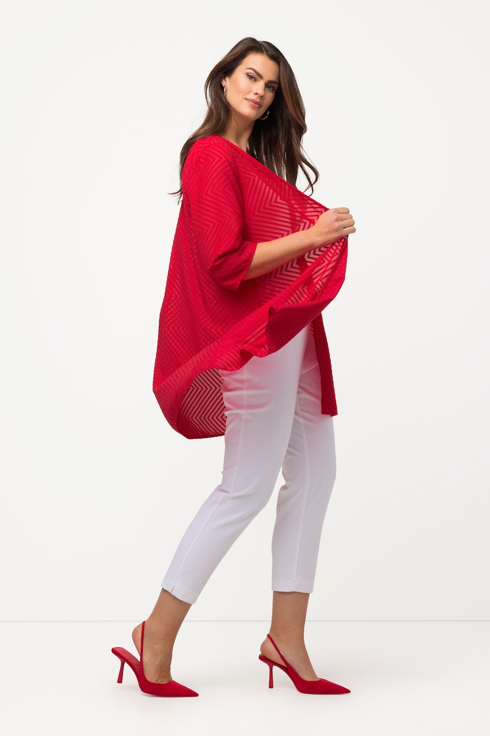 Red cardigan plus size | Plus Sizes | Ulla Popken