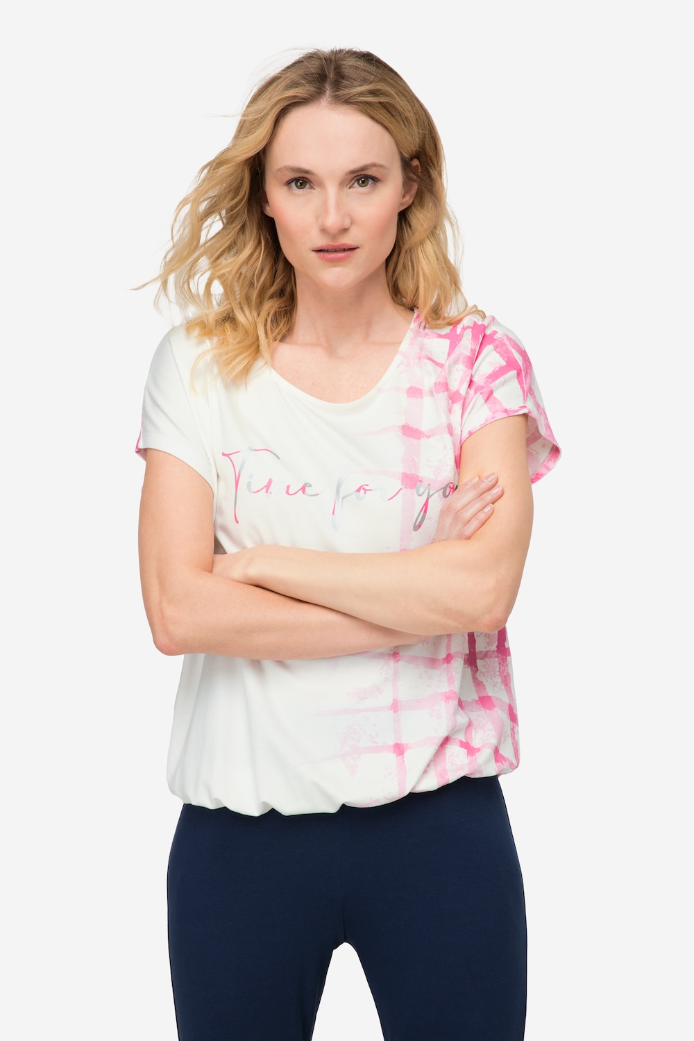Große Größen T-Shirt, Damen, rosa, Größe: M, Viskose, LAURASON