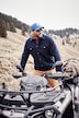 Chaqueta, estilo de camionero, aspecto de lana, botón automático, bolsillo de cartera, hasta la talla 8 XL
