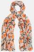 Chusta w pomarańcze, lekka i zwiewna