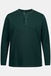 Henley, OEKO-TEX, Langarm, Waffelpiqué, Rundhals