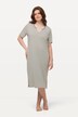 Eco Cotton Short Sleeve Split Neckline Nightgown