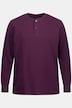 Henley, OEKO-TEX, Langarm, Waffelpiqué, Rundhals