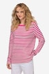 Pullover, Feinstrick, Ringel, U-Boot-Ausschnitt, Langarm