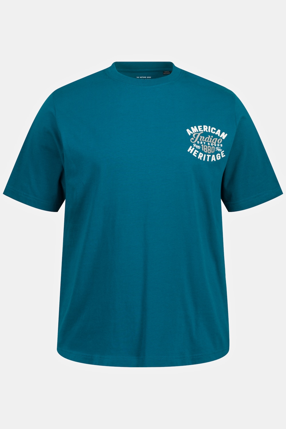 T-Shirt, Halbarm, Stickerei, Rundhals