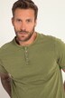 Henley, short sleeve, CoolDyed look, round neck, up to 8 XL