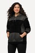 Sudadera con capucha Teddy, tacto agradable, bolsillo de canguro, manga larga