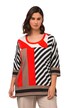 Tričko, pruhy, kulatý výstřih, 3/4 rukávy