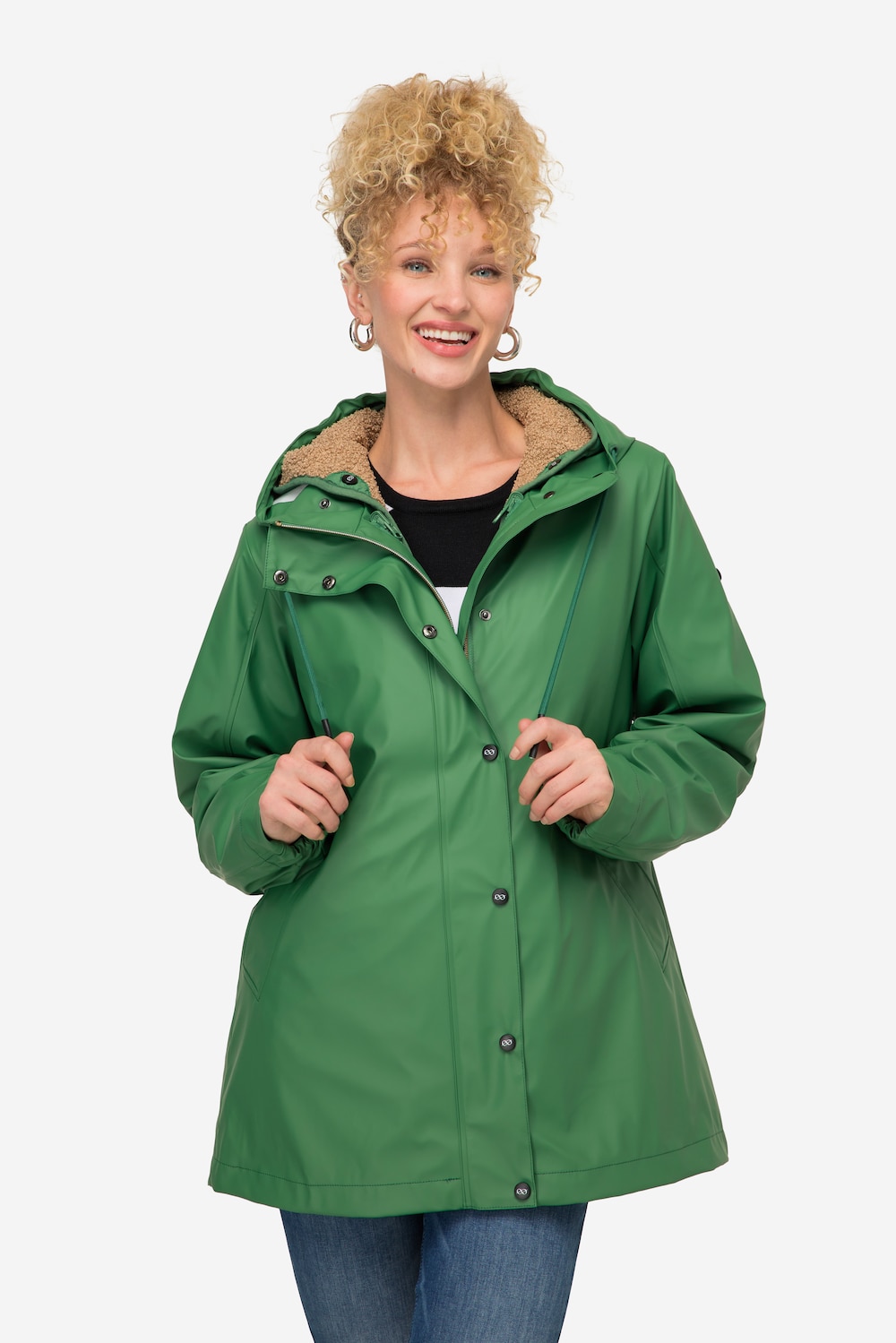 Große Größen 3-in-1-Funktions-Jacke, Damen, grün, Größe: S, Polyester/Synthetische Fasern, LAURASON