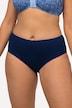Midislips, 4er-Pack, Spitze/uni, höher geschnitten