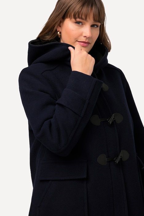 Toggle Button Wool Blend Duffle Coat | all Coats | Coats