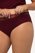 Midislips, 4er-Pack, Viskose, Spitzenbund, höher geschnitten
