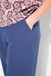 Broek, wijde pijpen, mousseline, elastische tailleband